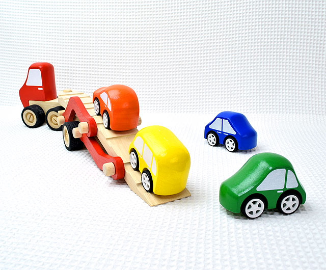 トラック 木のおもちゃ ミニカー