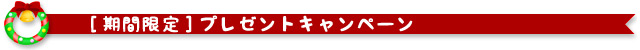 プレゼントキャンペーンについて