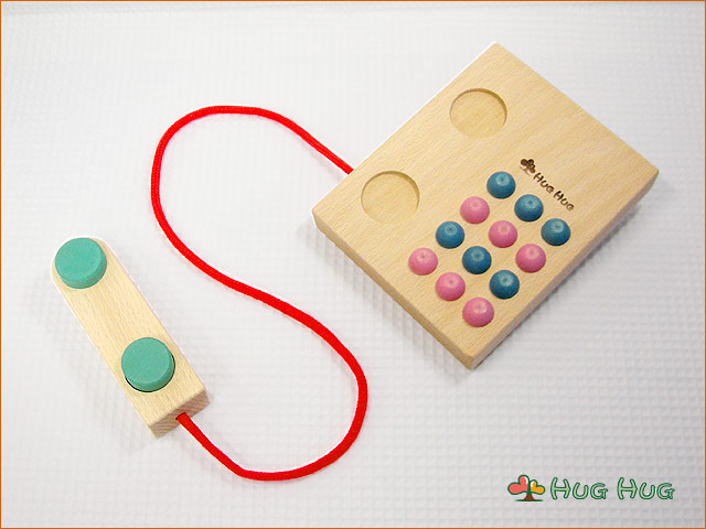もしもしでんわ（HUGHUG）｜日本製の電話おもちゃ｜木のおもちゃ ポプリの森