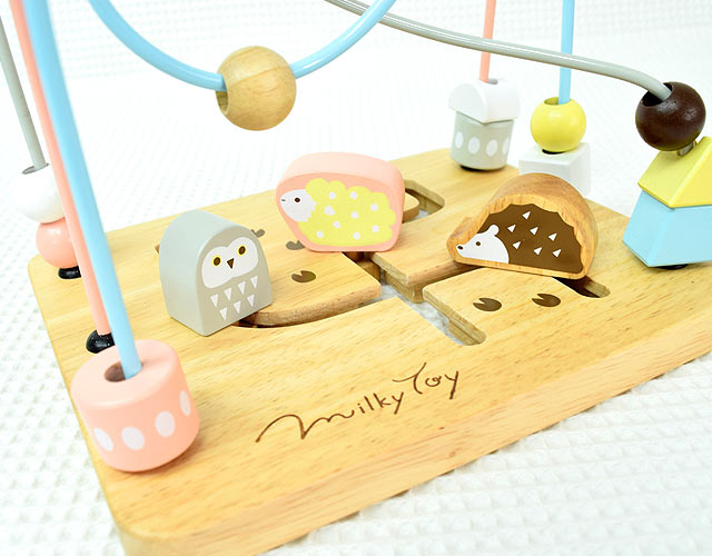 アニマルマーチ エドインター MilkyToy｜木のおもちゃ ポプリの森