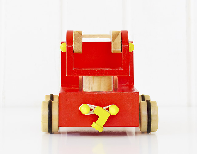消防車 木製玩具
