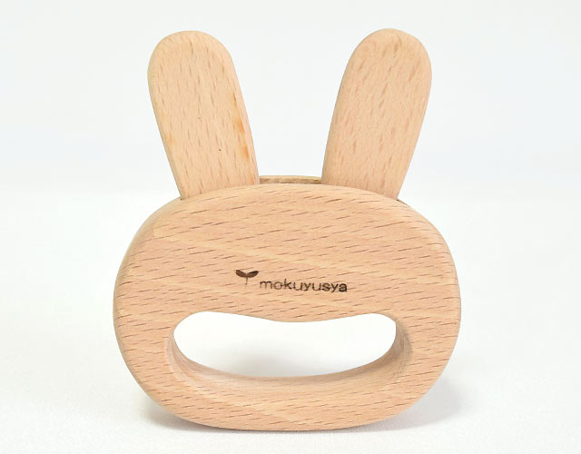 うさぎのがらがらの裏側