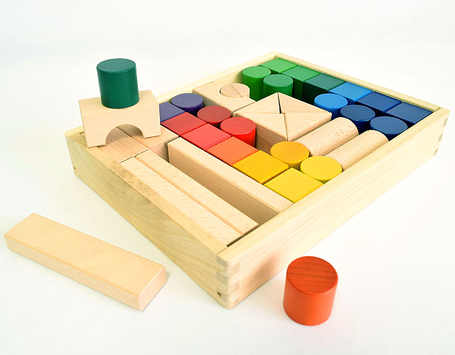 グラデーション積み木 40ピース