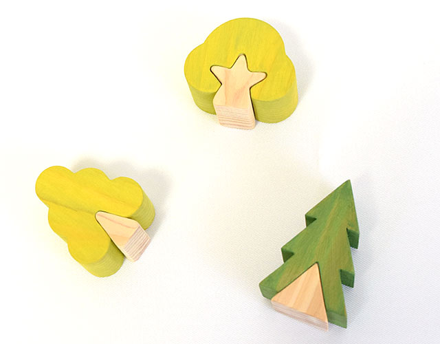 のこのこーば製作の木のオブジェ「ミニツリー」