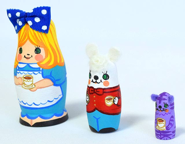 日本 職人 絵付け マトショーリカ 木製