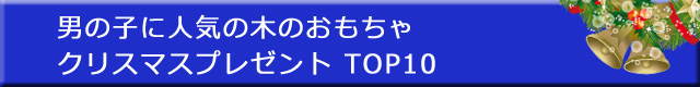 男の子に人気の木のおもちゃのクリスマスプレゼント