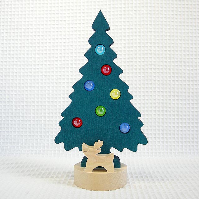ビー玉ツリー　木製クリスマスツリー